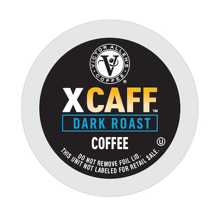 Victor Allen Victor Allen's Coffee XCaff, Extra Caffeine, 42 Ct, Single Serve Pods for Keurig K-Cup Brewers FG017352